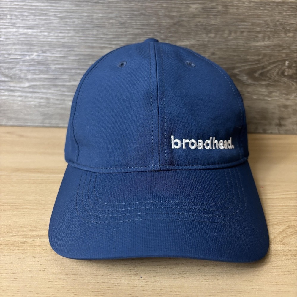broadhead Hat Cap Strap Back Blue Nike Dri-FIT Legacy91 Embroidered Golf Mens